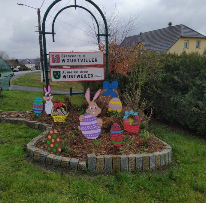 Notre village aux couleurs de Pâques