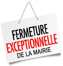 Fermeture mairie 7 juillet